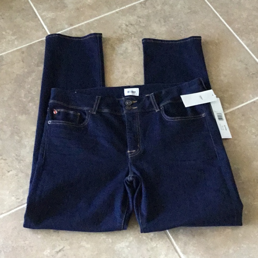 Hudson Jeans Women's Straight Leg in Dark Blue